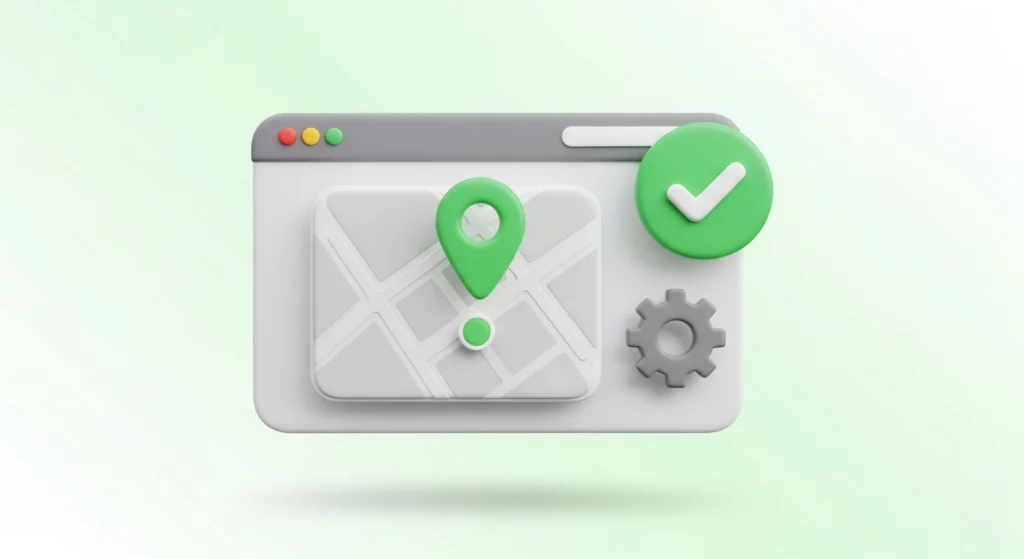 네이버 지도 설정 가능 여부 일러스트 이미지